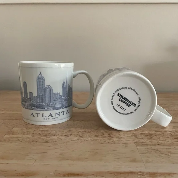 Starbucks Atlanta Mugs- Set of Two - Picture 3 of 5